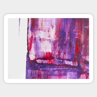 purple gradient abstract painting Sticker